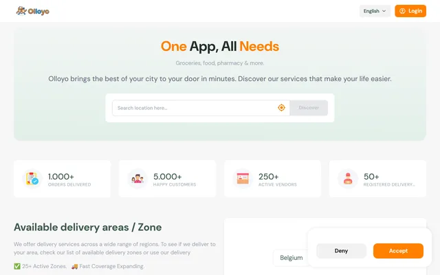 Olloyo: multi-vendor delivery platform delivered by Mars AI